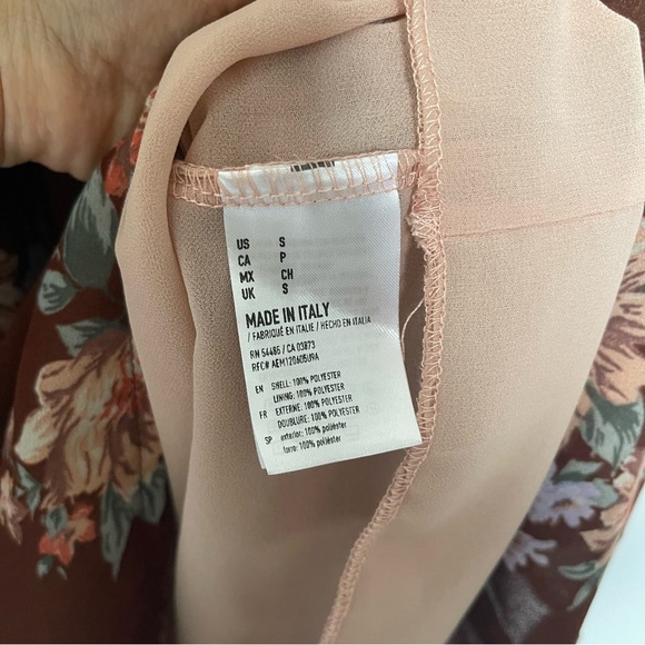 American Eagle Brown Floral Dress Size S - Picture 9 of 9